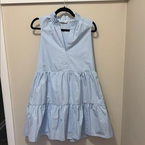 Amanda Uprichard Light Blue Sleeveless Connelly Dress